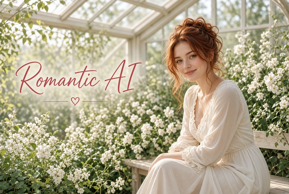 Romantic AI brand banner